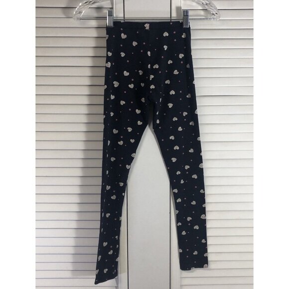 Zara Size 9/10 Blue Heart & Dog Paw Leggings - Picture 5 of 6